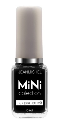 JEANMISHEL Mini Лак для ногтей №199 Черный 6 мл