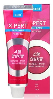CLIO Expert Toothpaste Safe Guard Зубная паста для всей семьи Грейпфрут и Зеленый чай 130 г 