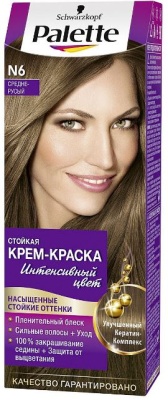PALETTE Краска для волос N6 Средне-русый