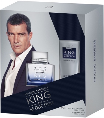 ANTONIO BANDERAS King Of Seduction men set (50edt + 50ml a/sh balsam)