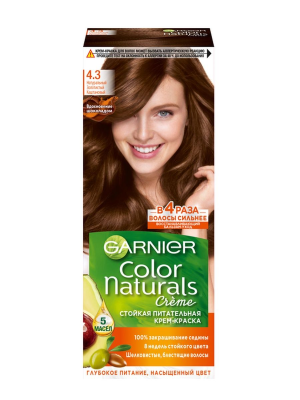 GARNIER Color Naturals Краска для волос 4.3 Золотой каштан