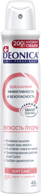 DEONICA Антиперспирант Легкость Пудры 200мл
