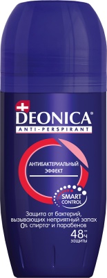 DEONICA Антиперспирант-рoлик Антибактериальный men 50 мл