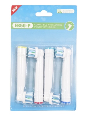 Насадки EB50-P для электрической зубной щетки O-B, 4 шт 