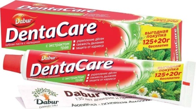 DentaCare Зубная паста с кальцием с экстрактом трав 125+20g