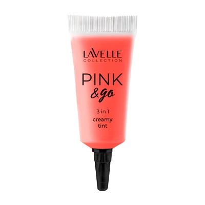 LAVELLECOLLECTION Кремовый тинт для щек, губ и глаз PINK & GO 3in1 тон 02 купить с доставкой по выгодной цене