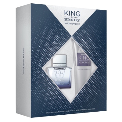 ANTONIO BANDERAS King of Seduction men set (50ml edt + 75ml a/sh balsam)