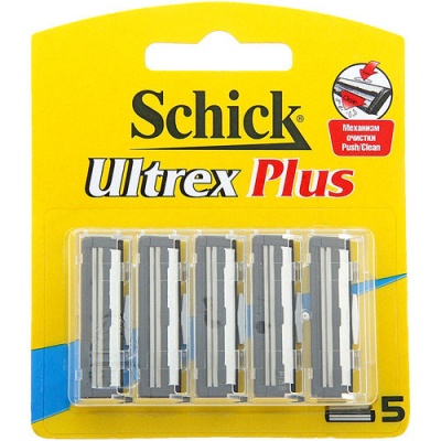 SCHICK Ultrex Plus Кассеты (2 лезвия) 5 шт