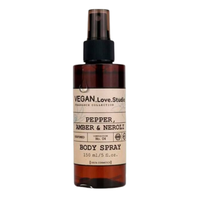 DELTA PARFUM VEGAN Love Studio Парфюмированный спрей для тела Pepper, Amber, Neroli 150 мл