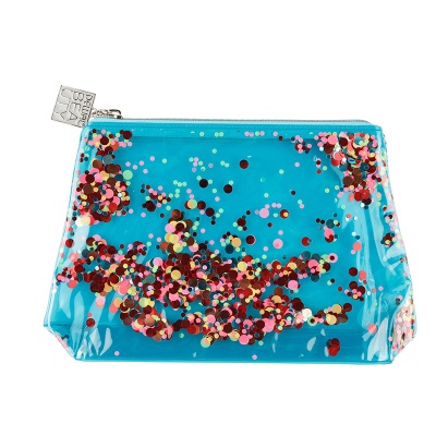 DEWAL Beauty "Модница" Косметичка голубая 22,5 х 17 х 1 см BG-4 купить с доставкой по выгодной цене