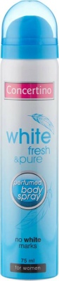 CONCERTINO Дезодорант спрей женский White 75мл