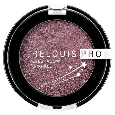 RELOUIS Тени для век PRO Eyeshadow Sparkle, тон 07 Purple smoky