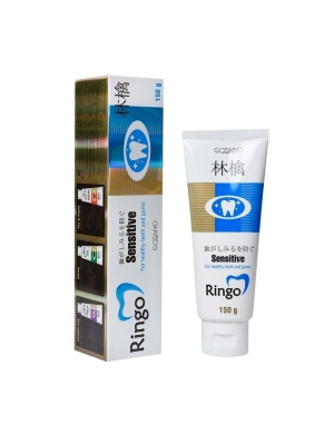 RINGO Sensitive Паста зубная отбеливающая 150 г (Япония)
