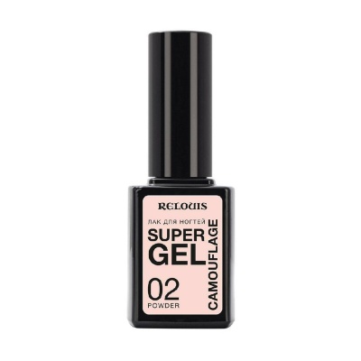 RELOUIS Лак для ногтей Super Gel Camouflage тон 02 Powder 10,5 г