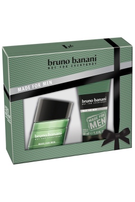 BRUNO BANANI Made For Men set Набор для мужчин (Туалетная вода 30 ml edt + Гель для душа 50 ml)