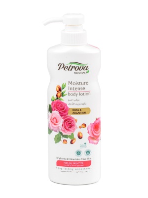 PETROVA Naturals Натуральный лосьон для тела с экстрактами и маслами Дамасская роза & Аргановое масло 400 мл