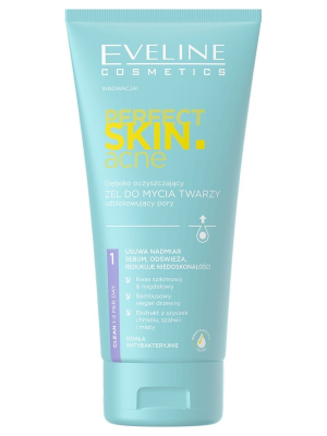 EVELINE Perfect Skin.Acne Глубоко очищающий гель для умывания 150 мл