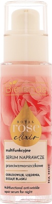 BIELENDA ROYAL ROSE ELIXIR Многофункциональная сыворотка для лица против морщин ночная, 30мл